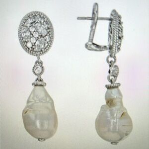 Judith Ripka Pearl Earrings
